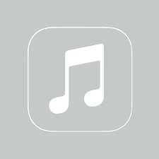 Light Grey Apple Music App Icon In 2021 Ios App Icon App Icon Music App