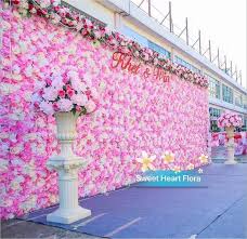 60x40cm Romantic Artificial Rose Hydrangea Flower Wall For Wedding Party Stage And Backdrop Decoration Many Colors Homemade Wedding Decorations Indian Wedding D Flower Wall Wedding Wedding Flower Decorations Flower Backdrop Wedding
