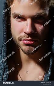 Sexy Gay Studio Portrait Close Macro Stock Photo 2407261549