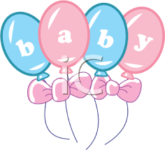 New Baby Clipart Baby Balloons Baby Clip Art Baby Scrapbook Baby Shower Planner