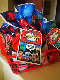 Thank You Gift Bags For Birthday Parties Superhero Super Hero Birthday Party Ideas Photo 1 Of 32 Superhero Birthday Party Avenger Birthday Party Superhero Party Favors