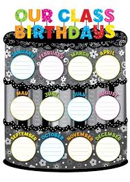 Birthday Chart Ideas For Classroom Decoration Creative Teaching Press Bw Collection Our Class Birthdays Chart Class Birthdays Birthday Charts Birthday Display