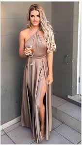 We'll help you nail your summer wedding attire from cool maxi dresses to formal hot weather summer wedding guest dress inspiration. 7 Formal Wedding Guest Dresses That Are Classy Af Society19 One Shoulder Prom Dress Split Prom Dresses Guest Dresses