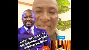 Prophet Jeremiah Omoto Fufeyin sent his birthday wishes to Apostle Johnson  Suleman ~ Fredrick Page