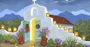 Desert southwest scene boxed christmas cards artist painted! Southwest Christmas Cards Note Cards Southwest Postcards Southwest Christmas Cards Mexican Art Painting Christmas Art