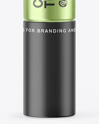 Download Metallic Cosmetic Tube W Sprayer Mockup In Tube Mockups On Yellow Images Object Mockups