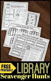 No board, no scripts, no complicated or expensive. Free Library Scavenger Hunt For Kids