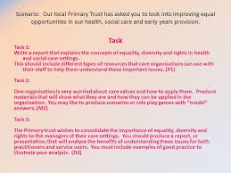 Understand The Concepts Of Equality Diversity And Rights In Relation To Health And Social Care It Is Really Important In This Learning Outcome That You Ppt Video Online Download
