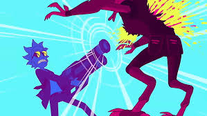 Also if you can download a resized wallpaper to fit to your display or download original image. Rick And Morty Run The Jewels Vector Graphics Cyan Cyan Background Hd Wallpaper Wallpaperbetter