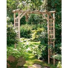La Pergola Asceza A La Forme Classique D Une Arche Construite En Bois D Epicea Et De Pin Traite Sous Pression Arche Jardin Pergola Bois Pergola