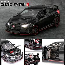 Harga honda civic type r 2021 mulai dari rp 1,18 billion. Feo 1 32 Diecast Honda Civic Type R Model Alloy Car Sound And Light Pull Back Car Toys Collection Shopee Malaysia