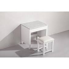 Spring, summer, autumn or winter. Design Element London 48 In W X 22 In D Vanity In White With Marble Vanity Top In Carrara White Mirror And Makeup Table Dec076c W Mut W The Home Depot