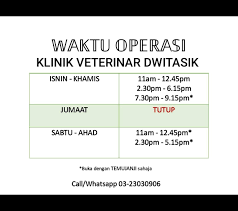 Klinik veterinarעובד מחסה לחיות, בתי חולים פעילויות. Klinik Veterinar Dwitasik Dyrlaege Cheras Kuala Lumpur Facebook 356 Billeder