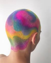 See more ideas about dyed hair, hair streaks, aesthetic hair. This Berlin Based Hair Artist Makes Buzzcuts Her Psychedelic Canvas Artistic Hair Shaved Hair Designs Hair Designs