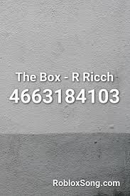 Check out free radio boombox music!. The Box R Ricch Roblox Id Roblox Music Codes In 2021 Roblox Roblox Image Ids Music