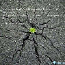 Nature Will Find It S Way Quotes Writings By Gunamathi Kumaran Yourquote