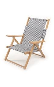 Tommy Striped Canvas Beach Chair By Business Pleasure Now Available On Moda Operandi In 2020 Beach Chairs Best Beach Chair Chair