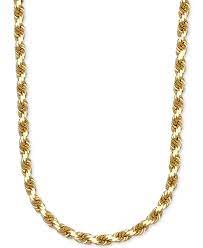 Usually ships within one business day. Italian Gold 3 1 3mm Rope Chain 24 Necklace In Solid 14k Gold Mariana Forever Jewelry