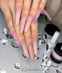 Another View Before Topcoat Valentinobeautypure Vbp Acrylic 105 132 135 And Ombre Not Enough N Pretty Acrylic Nails Nails Inspiration Best Acrylic Nails