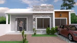One story house plans are striking in their variety. Modern Style Single Storey House With Two Bedrooms And Two Bathrooms Cool House Concepts