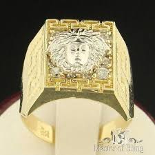 Maybe you would like to learn more about one of these? Versace Pinky Ring Head 10k Solid Gold Men Signet Band 2tone Greek Pinky Ring Ebay Fakegold Fakegoldchains Mod Mens Pinky Ring Pinky Ring Men Earrings