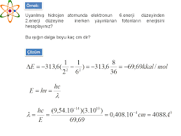 Bohr Atom Modeli Cozumlu Ornek Sorular 9 Sinif Kimya Atom Ve Ozellikleri Atom Modelleri Konu Anlatim Slayti 2019 2020