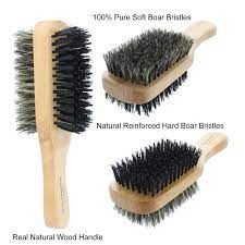 Pin On Boar Bristle Brushes With Wooden Handle Ideal For Hair Beard And Mustache
