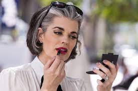 How To Style Black Pants Silver Grey Hair Gray Hair Highlights Gorgeous Gray Hair