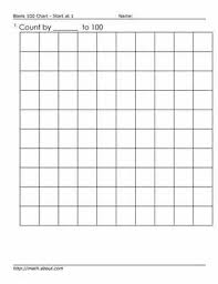 100s Chart Worksheets To Teach Counting