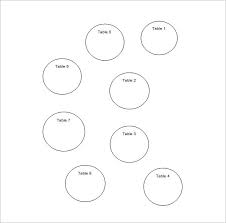 Table Seating Chart Template 14 Free Sample Example