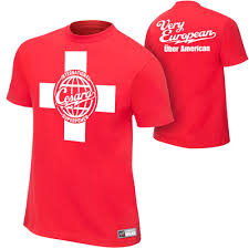 Cesaro Very European Uber American Authentic T Shirt Wwe T Shirts Wwe Shirts Casual Shirts For Men