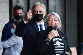 Simon's husband works for the canadian broadcasting corporation (cbc). My Darling Wife Reflections On The Life And Work Of Mary Simon The Next Governor General By Her Husband The Star