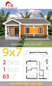 Check spelling or type a new query. House Plans 9x7 With 2 Bedrooms Gable Roof House Plans 3d Bungalow House Plans Gable Roof House House Plans