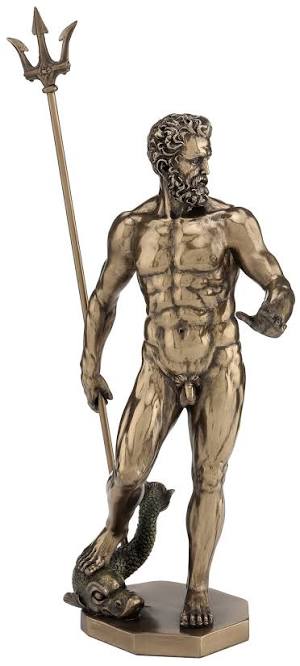 Amazon.com: UNICORN STUDIO 11.75 Inch Greek Figure Poseidon with Trident  Decor Gift Objet D Art : Home & Kitchen