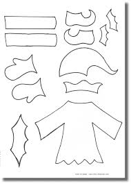 Les Lutins De Classe Modele De Poupee De Papier Lutins Maternelle Lutin De Noel