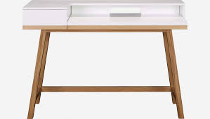 Vasagle schreibtisch, computertisch, homeoffice, büro, arbeitszimmer, wohnzimmer, stabil, platzsparend, einfacher aufbau. Theo Schreibtisch Weiss Und Eiche Habitat