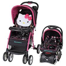 Baby Trend Venture Travel System Hello Kitty Daisy Swirl Hello Kitty Baby Baby Trend Stroller Baby Trend