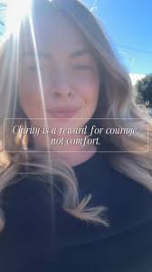 You won’t think your way into the life you want., You’ll choose your way  there., Even when it’s messy., Even when it’s uncertain., Even when your  voice shakes and your knees do too., The women who ...