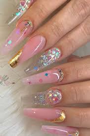 Take the dotting tool and dip it in black nail polish and put two dots where you want the eyes of the kitty it's a sacrilege to discuss pink nails and not talk about the cute pink and white polka dots. Cute Light Pink Nails Coffin Nail And Manicure Trends