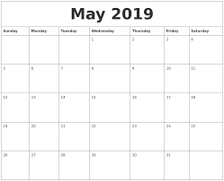 Image Result For Free Calendar Pages To Print May 2019 August Calendar June 2019 Calendar Blank Monthly Calendar