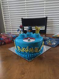 Pokemon Cake For 6 Year Old Boy Kids Birthday Party Pokemon Cake Custom Cakes