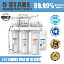 Trinkwasser ist ein verderbliches lebensmittel, das schnell verkeimt, wenn es zu lange im behälter steht oder mit alten filtern in kontakt kommt. 5 Stufe Unter Waschbecken Umkehrosmose Luftreiniger Zuhause Trinken Wasserfilter System Ebay