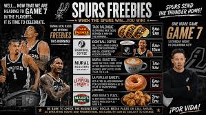 Spurs Game 7 win means free tacos, coffee and doughnuts in San Antonio