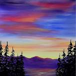 Flathead Sunrise - Tipsy Brush Painting Party!