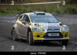 Omagh, Ireland. Saturday 22 September, 2018. Martin Cairns and Peter Ward  (FORD Fiesta R5) in action