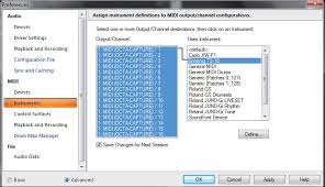 Sonar Using Instrument Definition Files