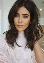 Mid Length Brunette Hair Hair Styles Wavy Hairstyles Medium Rich Brown Hair