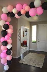 Real Life Party Girlpower Themed Baby Shower The Daily Hostess White Baby Showers Baby Shower Themes Pink Baby Shower