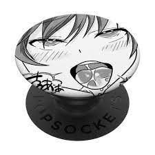 Amazon.com: Ahegao Pleasure Face Ecchi Hentai Otaku Girl Waifu PopSockets  PopGrip: Swappable Grip for Phones & Tablets : Cell Phones & Accessories