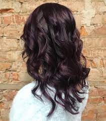 The hair starts brown at the root then changes to dark purple and finally to a lighter purple at the tips. 24 Incredible Violet Hair Color Ideas To Inspire You In 2021